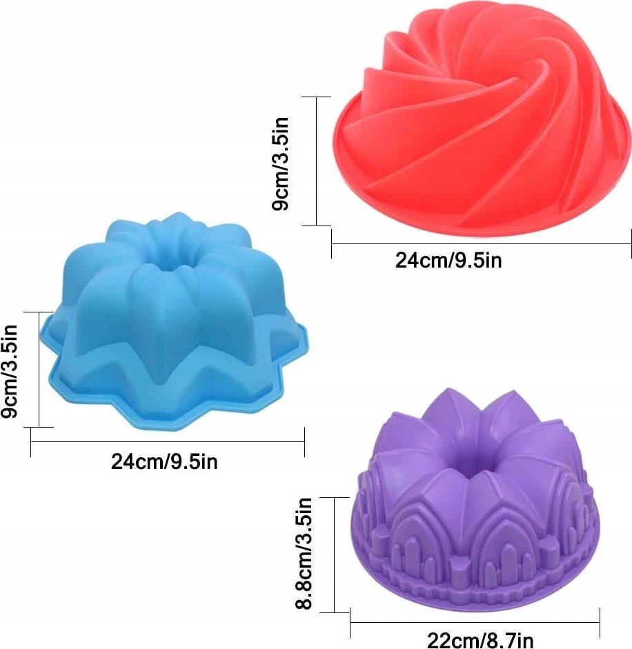 Plum Guardini silikoninė torto forma, 22 x 10,7 cm