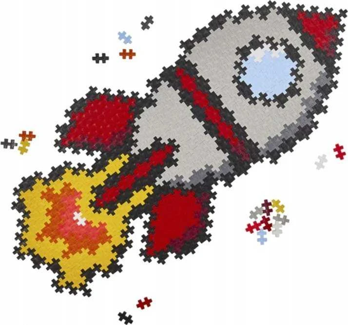 Plus Plus dėlionė pagal skaičius RAKETA, 500 det.