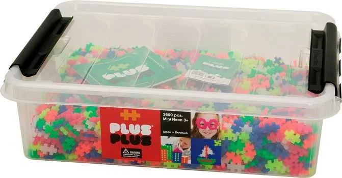 Plus Plus Plus-Plus, Mini Neon - 3600 vnt - Edukacja