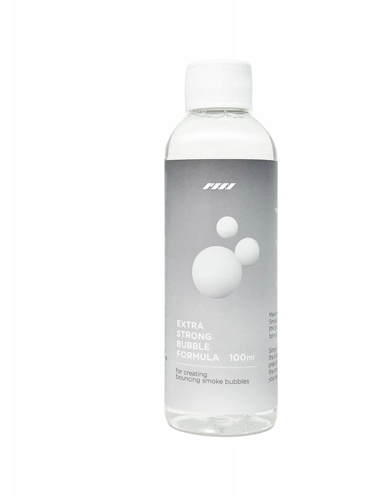 P.M.I Pro Smoke Generatorius Dūmų Burbulams Su Leistuku + Burbulų Skystis 100 ml / Extra Strong Bubble With Bubble Nozzle