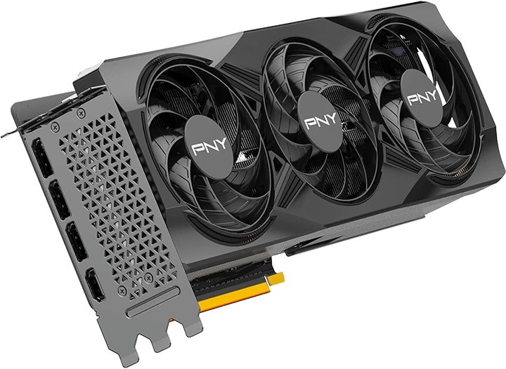 PNY GeForce RTX 5070 Ti trijų ventiliatorių 16 GB GDDR7 DLSS4 vaizdo plokštė (VCG5070T16TFXPB1)