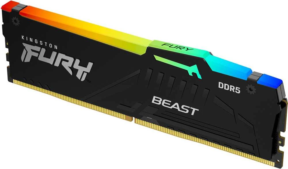 Kingston Fury Beast DDR5 atmintis su RGB apšvietimu