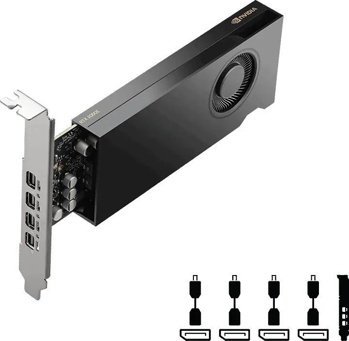 PNY Vaizdo plokštė Quadro RTX 2000E 16GB GDDR6 VCNRTX2000EADA-SB