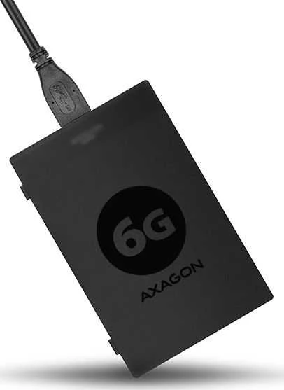 AXAGON ADSA-1S6 USB3.0 – SATA 6G UASP HDD išorinis adapteris, įsk. Byla