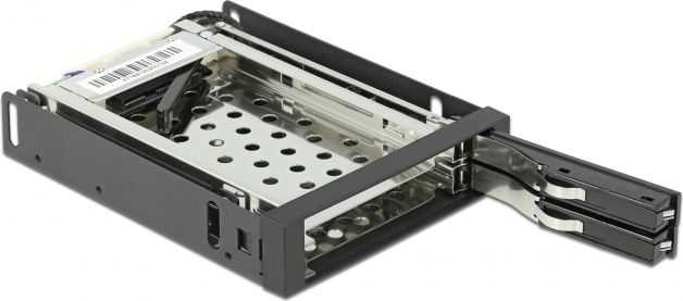Delock 3,5" nuimamas rėmas 2 x 2,5 SATA HDD