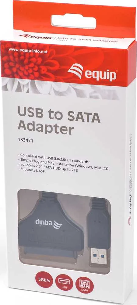Pocket Equip USB 3.0 – 2,5 colių SATA HDD (133471)