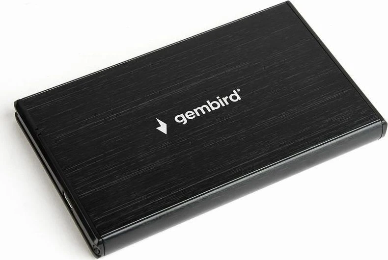 GEMBIRD EE2-U3S-3 Gembird HDD/SSD enclosure for 2.5 SATA - USB 3.0, brushed aliuminio, Juodas