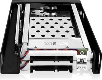 ICYBOX IB-2227StS Icy Box Mobilus stovas skirtas 2x 2.5 SATA HDD arba SSD, Juodas