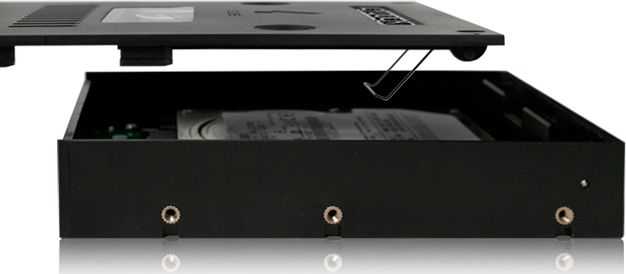 Icy Dock MB882SP-1S-2B, Plastikas, Juoda, 101 mm, 145 mm, 25 mm, 163,3 g