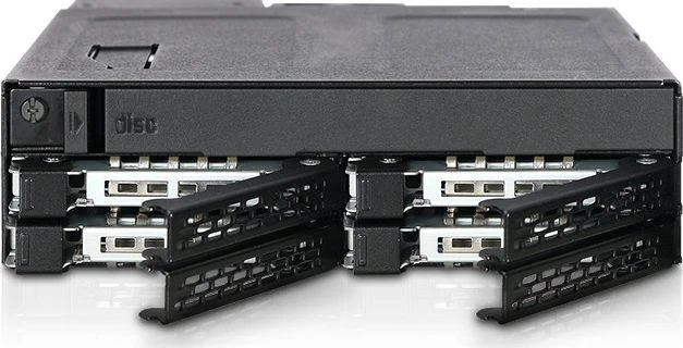 Nezatříděno Pocket Icy Dock 4x 2.5 SATA / SAS ToughArmor (MB604SPO-B)