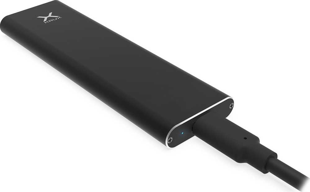 Krux M.2 NVME USB-C korpusas