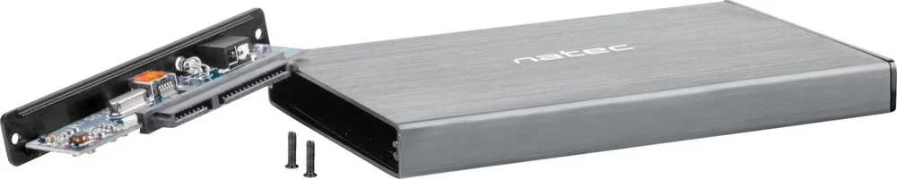 NATEC NKZ-1281 išorinis korpusas RHINO GO 2,5" SATA USB 3.0 pilkas