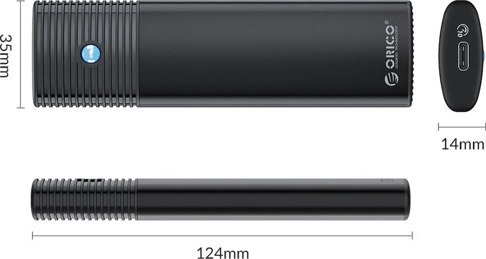 ORICO M.2 ENCLOSURE, USB 3.2 Gen 2 Type-C M.2 NVMe SSD