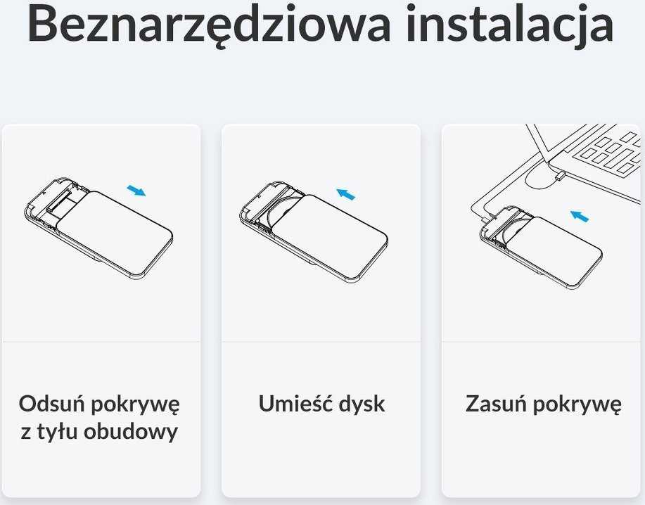 Orico 2.5' HDD / SSD korpusas, 5 Gbps, USB 3.0 (juodas)
