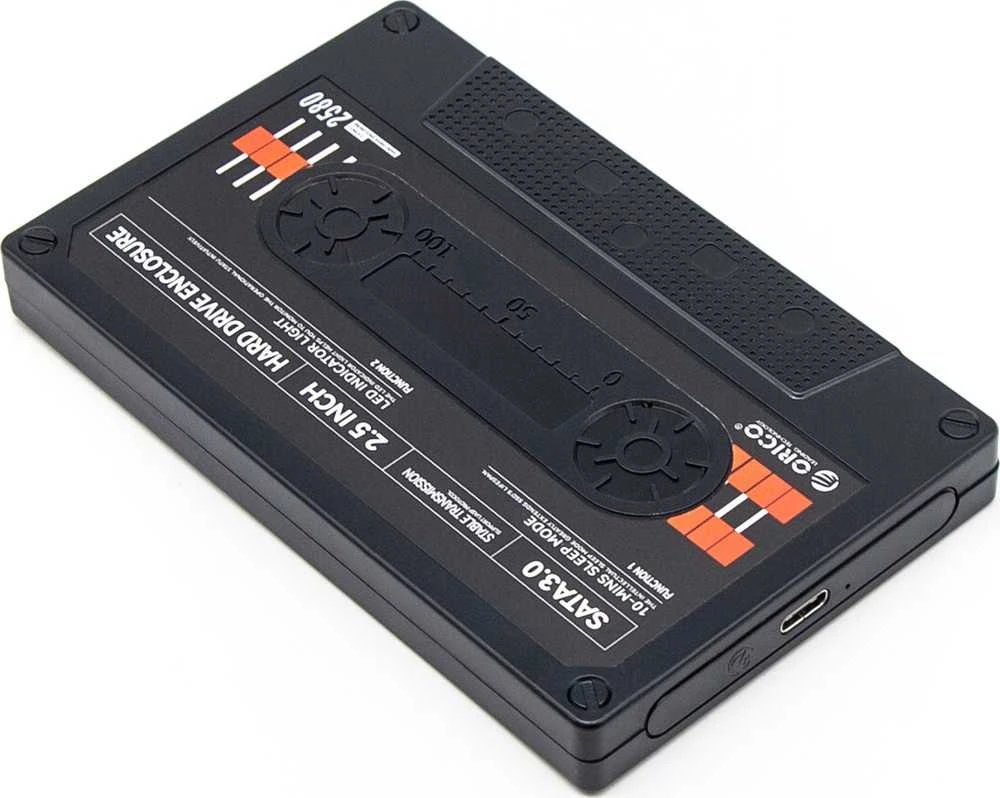 Pocket Orico SATA 2.5 "USB-C 6Gbps kasetė (2580C3-V1-BK-EP)
