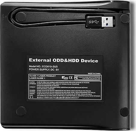 Qoltec kišenė CD / DVD SATA optiniam įrenginiui - USB 3.0 (51865)