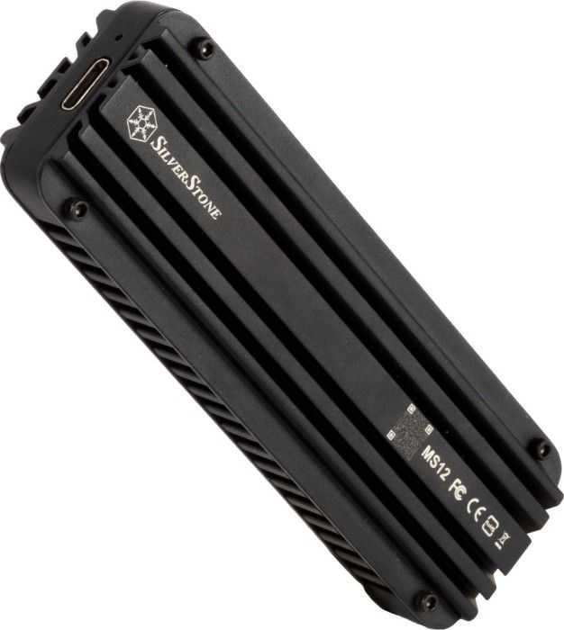 „SilverStone M.2 PCIe NVMe“ – USB-C 3.2 Gen 2x2 MS12 (ST-MS12)