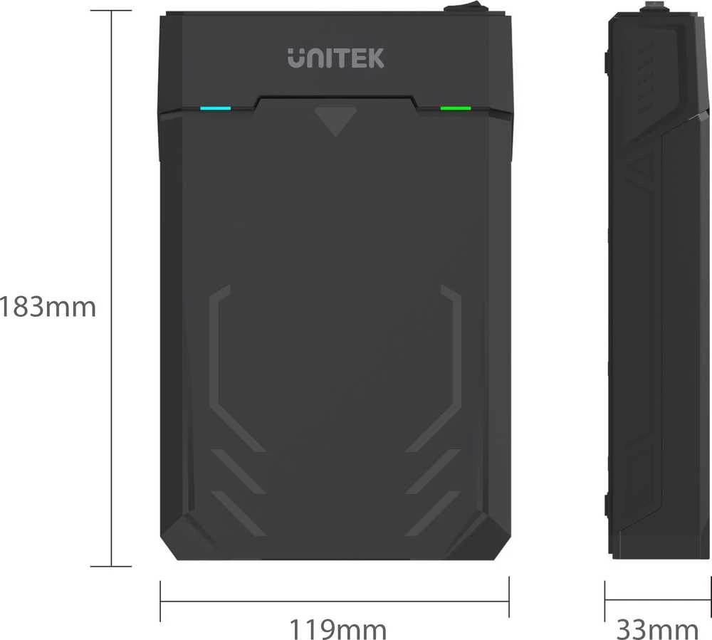 UNITEK USB3.1 – SATA6G 2,5/3,5 colio kietojo disko korpusas