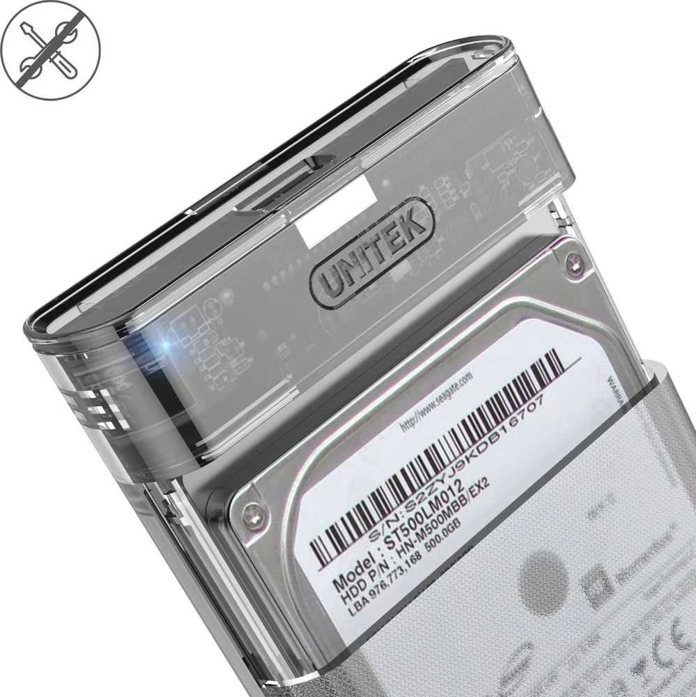 UNITEK USB 3.1 SATA6G 2,5" HDD / SSD kietojo disko korpusas S1103A