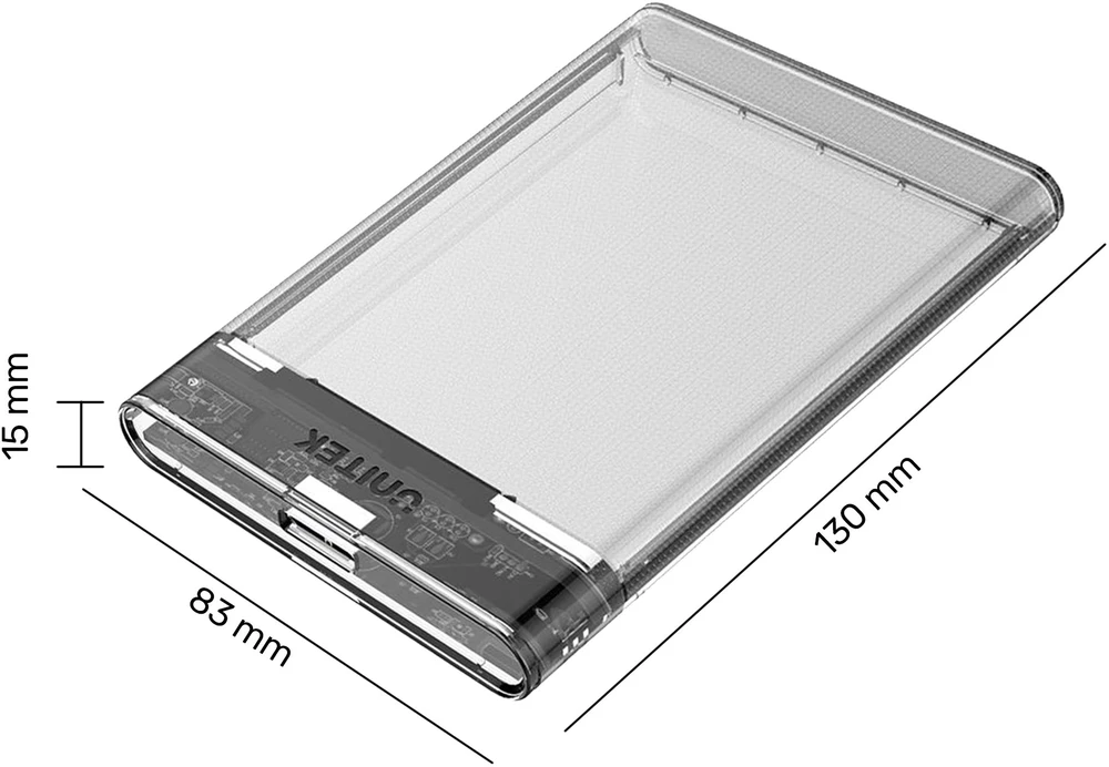 UNITEK USB 3.1 SATA6G 2,5" HDD / SSD kietojo disko korpusas S1103A