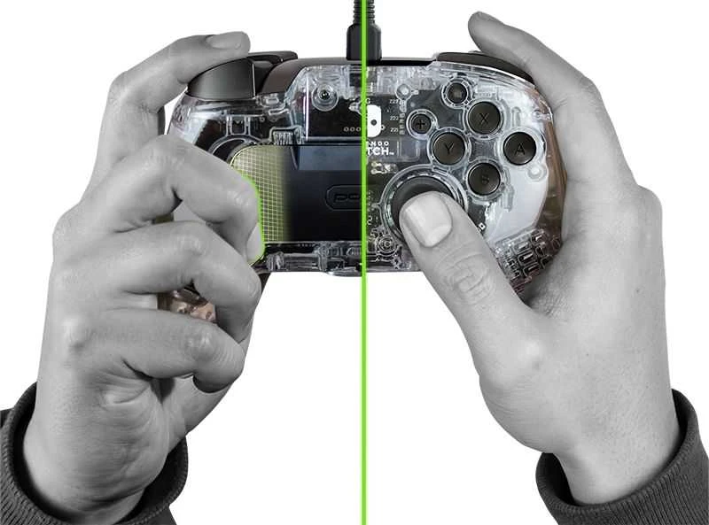 PDP 500-132-NA žaidimų valdiklis Joystick Nintendo Switch analoginis / skaitmeninis USB Pilkas