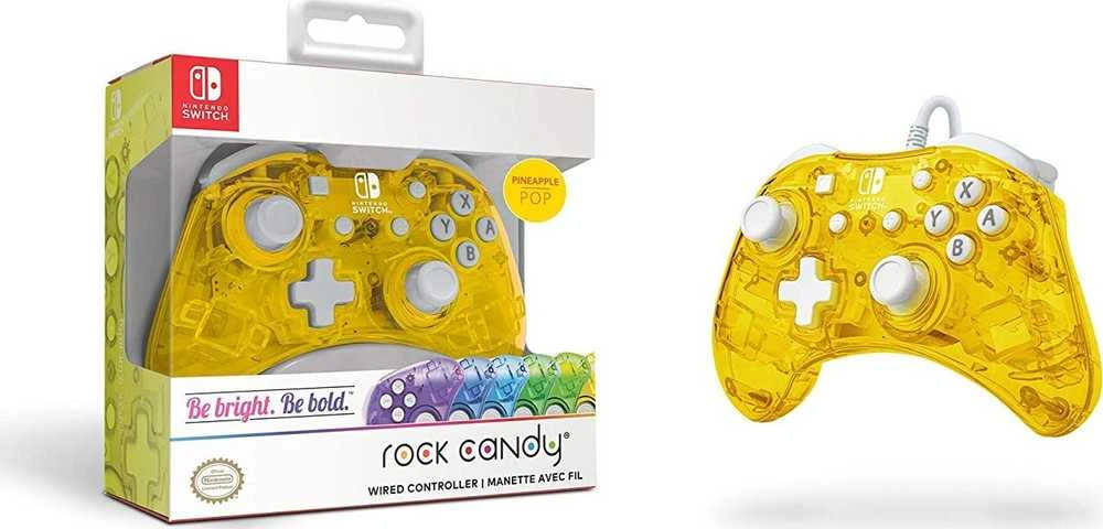 PDP Rock Candy Mini Pineapple Pop laidinis valdiklis skirtas Nintendo Switch
