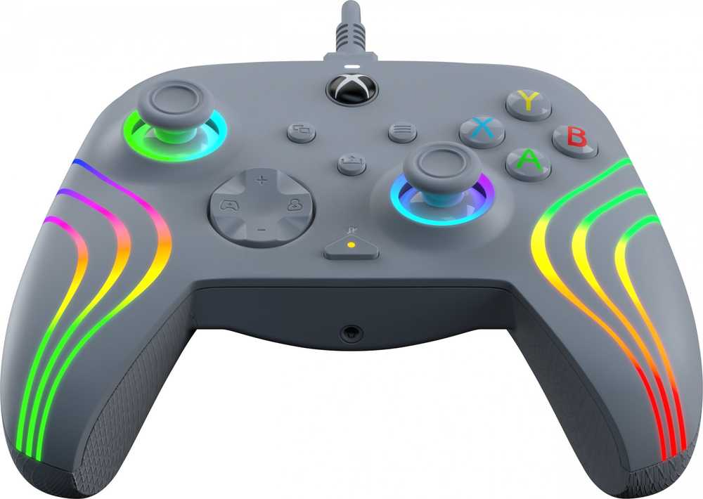 PDP XBOX Series X/S ir PC pilkas laidinis valdiklis (Afterglow Wave)