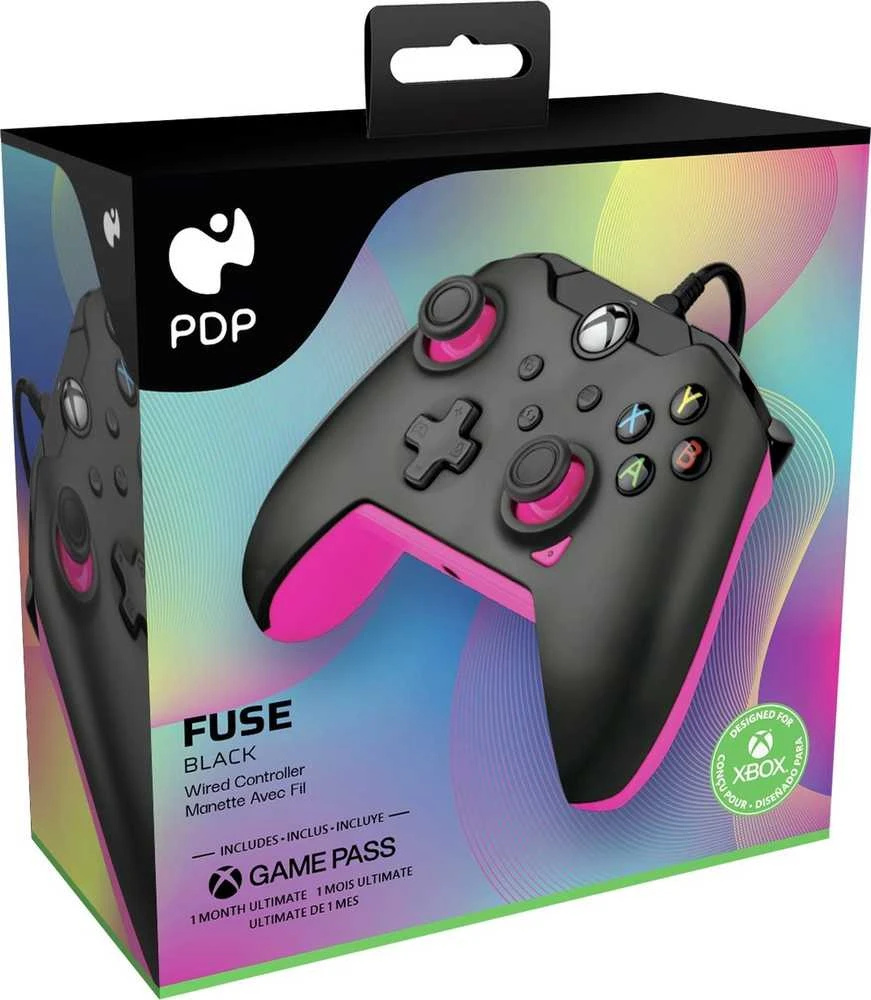 PDP XBOX X/S & One laidinis valdiklis (Fuse Juodas)