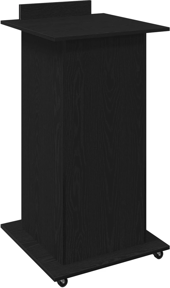 Podiumas Juodas ąžuolas Apdirbta mediena 55 x 55 x 107 cm
