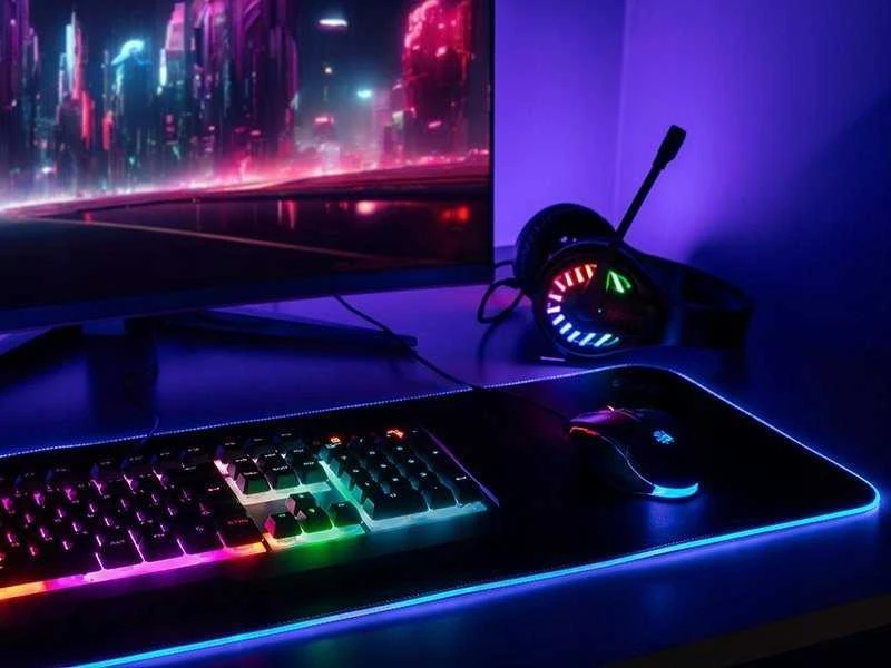 A4Tech A4T Pelės kilimėlis A4Tech BLOODY MP-75N RGB (75/30/0,4cm)