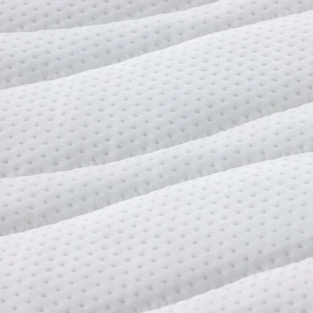 Čiužinys Čiužinio papildymas 100 x 200 cm storio Megztas audinys Balta