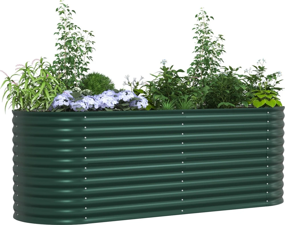 Pakelta lova Žalia 240 x 80 x 81 cm Plienas