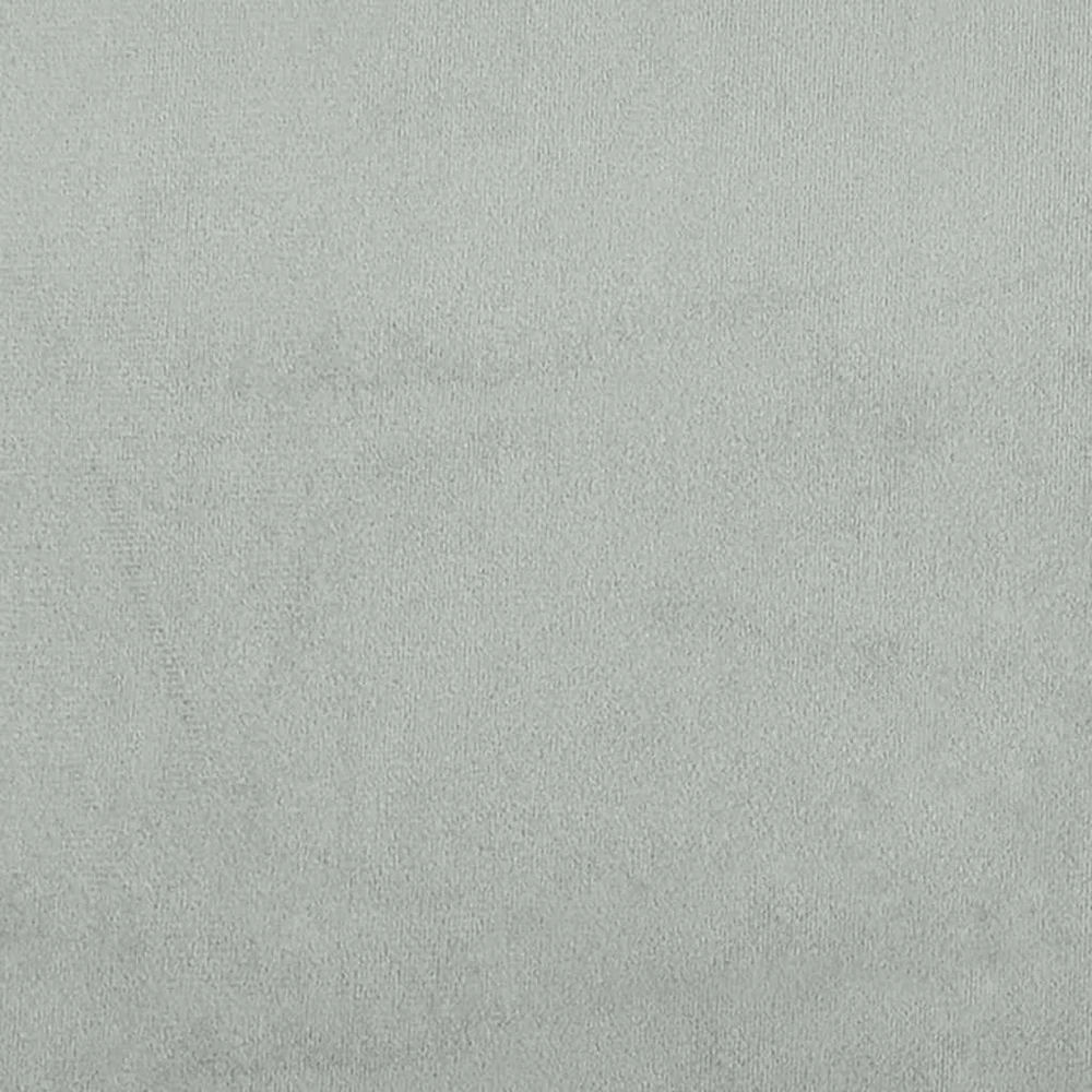 Pakoja, šviesiai pilkos spalvos, 77x55x31cm, aksomas