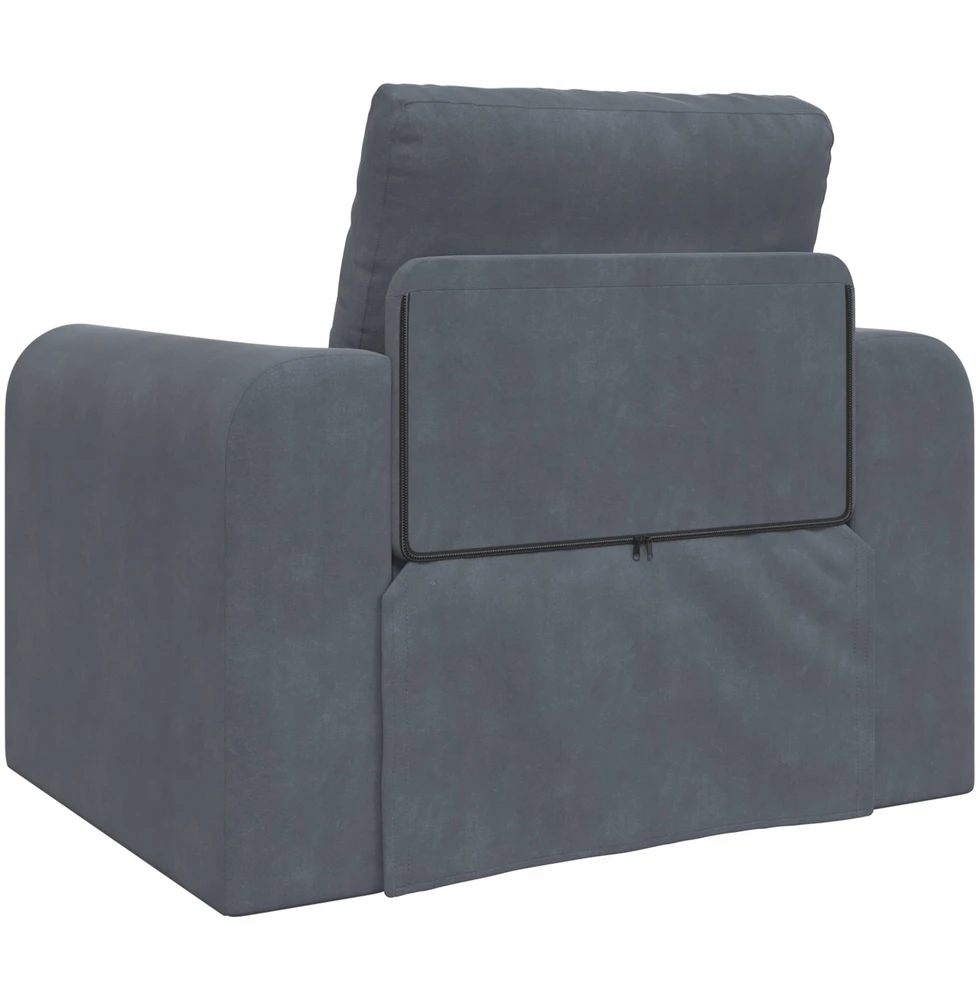 Sofa lova Tamsiai pilka 98 x 71 x 83 cm Aksomas