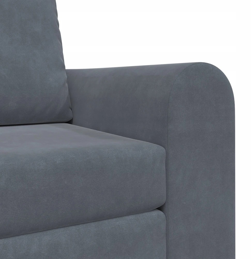 Sofa lova Tamsiai pilka 98 x 71 x 83 cm Aksomas