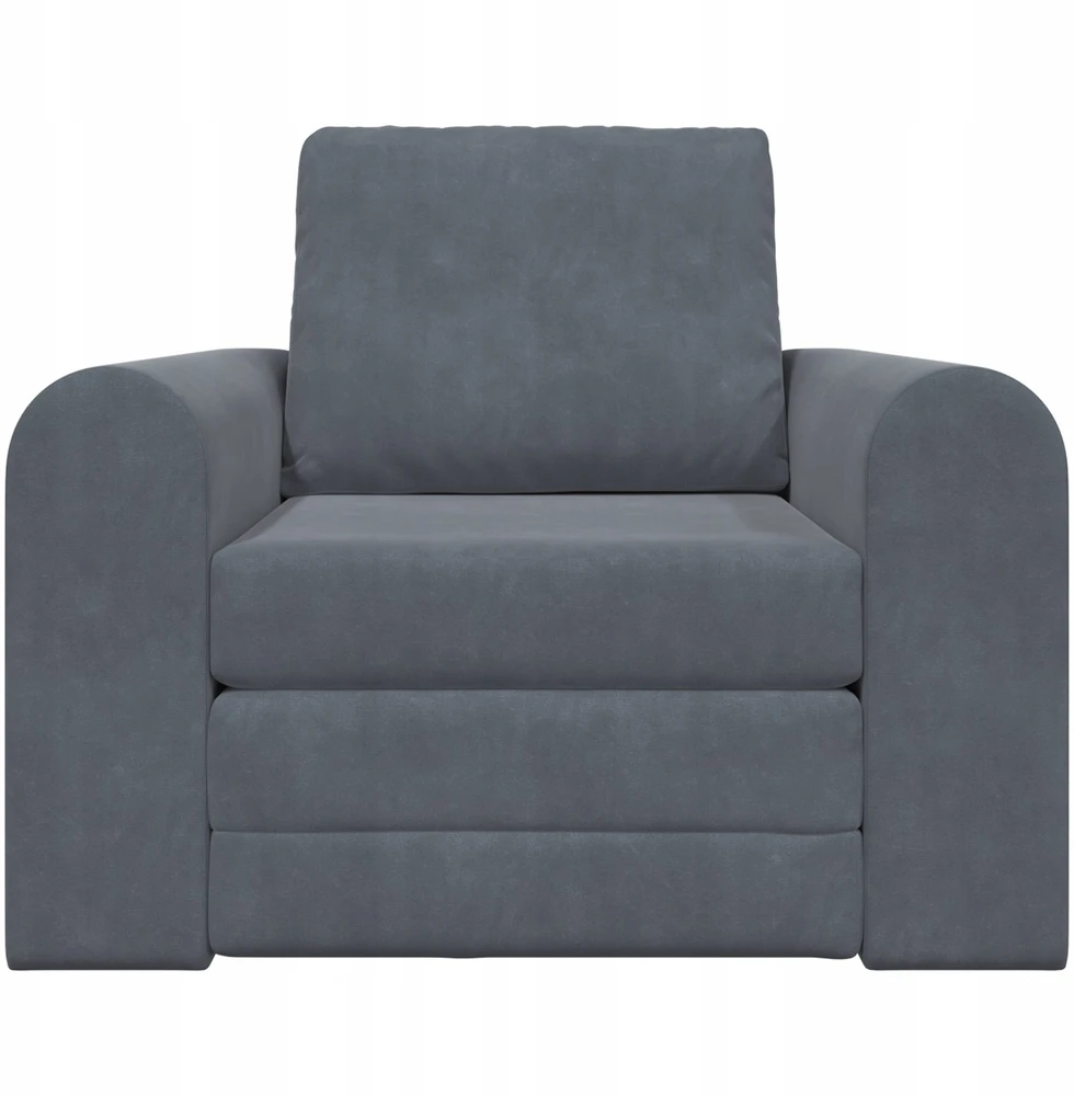 Sofa lova Tamsiai pilka 98 x 71 x 83 cm Aksomas