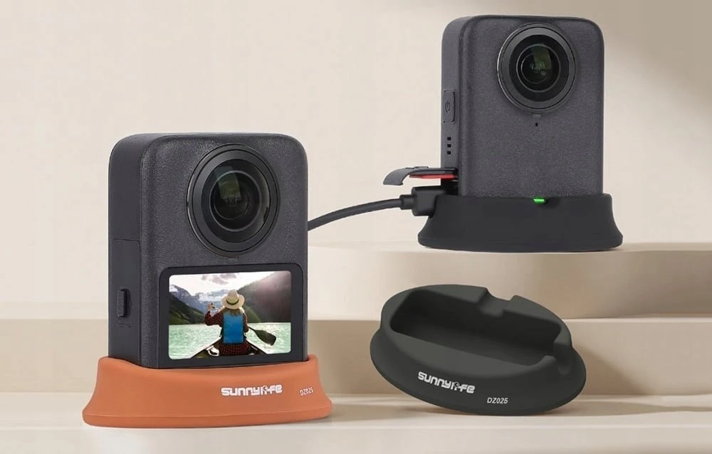 „Sunnylife“ bazė / OSMO 360 kameros pagrindas (oranžinis)