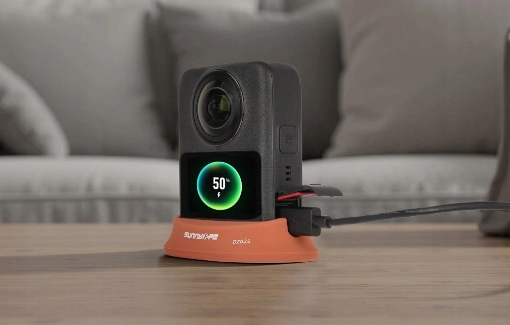 „Sunnylife“ bazė / OSMO 360 kameros pagrindas (oranžinis)