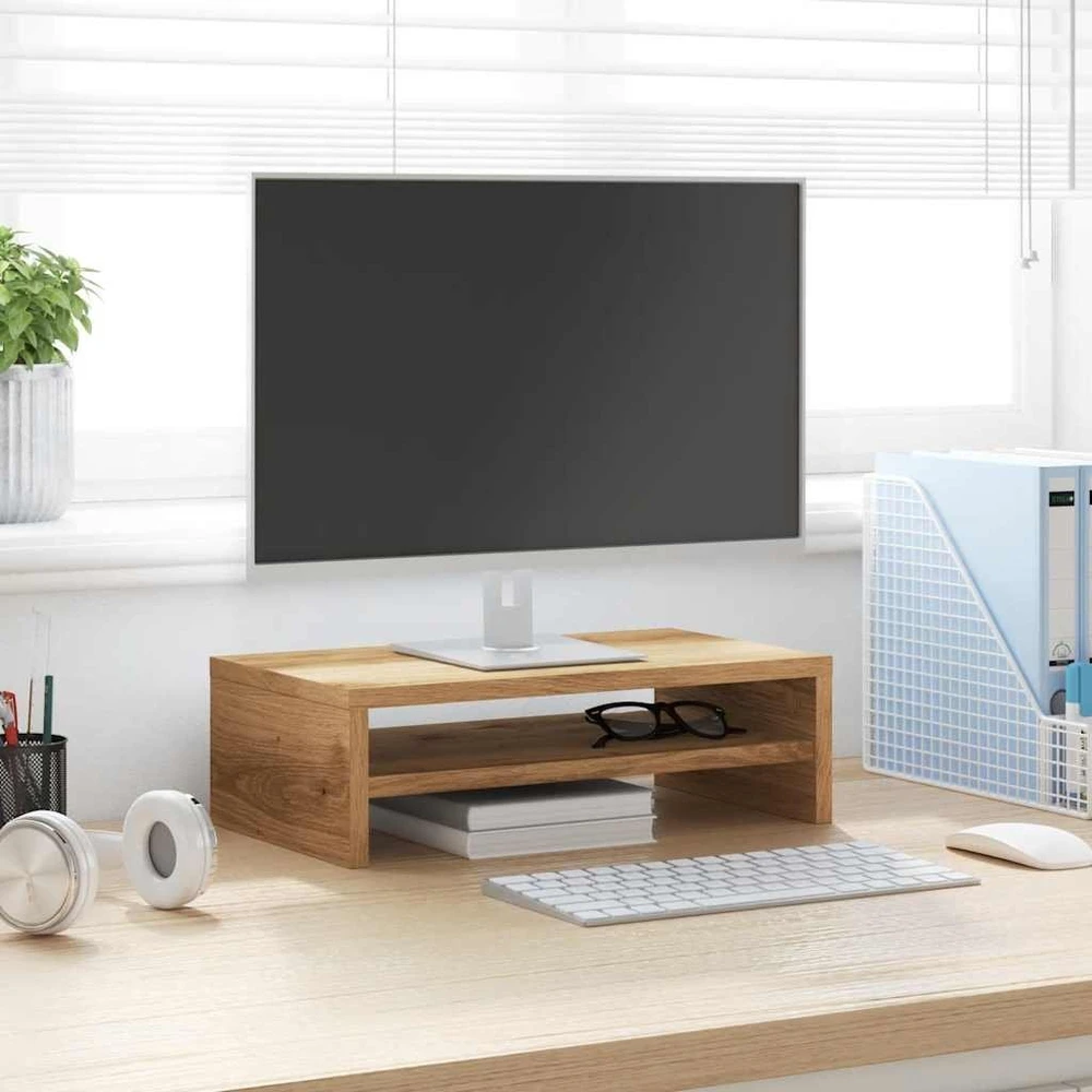 TV staliukas monitoriaus stovas Artisan Oak 42x24x13 cm Engineered Wood