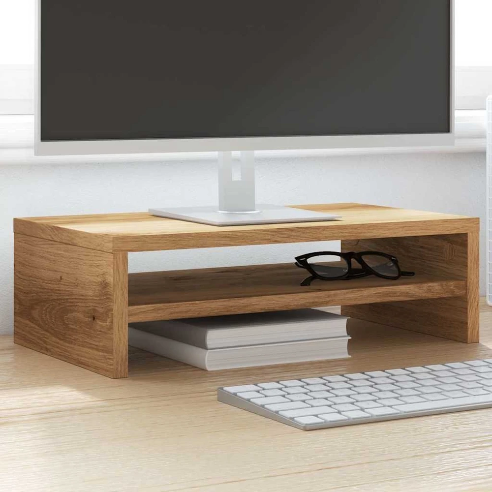 TV staliukas monitoriaus stovas Artisan Oak 42x24x13 cm Engineered Wood