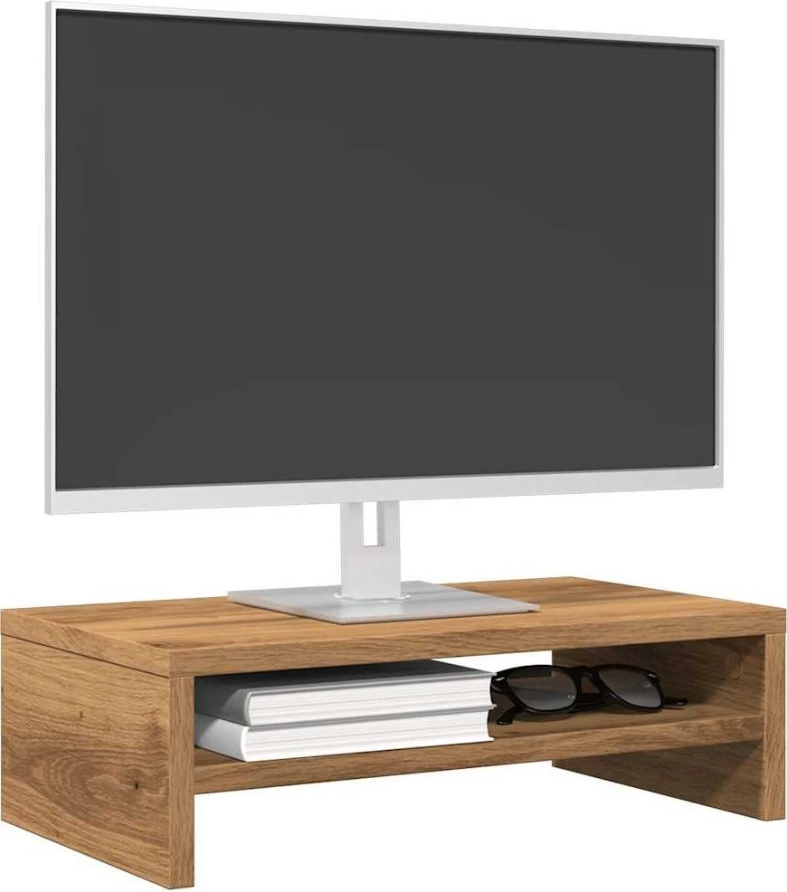 TV staliukas monitoriaus stovas Artisan Oak 42x24x13 cm Engineered Wood
