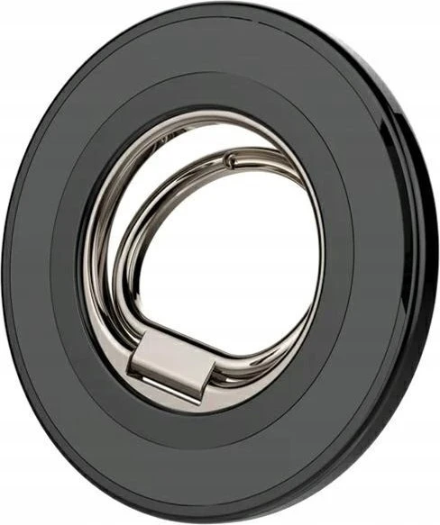 SODI dvipusis magnetinis Ring Stand BM-350 juodos spalvos MagSafe