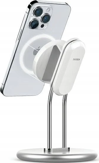 SODI Phone Stand SIM-300 sidabro spalvos MagSafe
