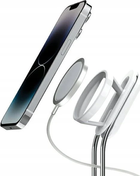 SODI Phone Stand SIM-300 sidabro spalvos MagSafe