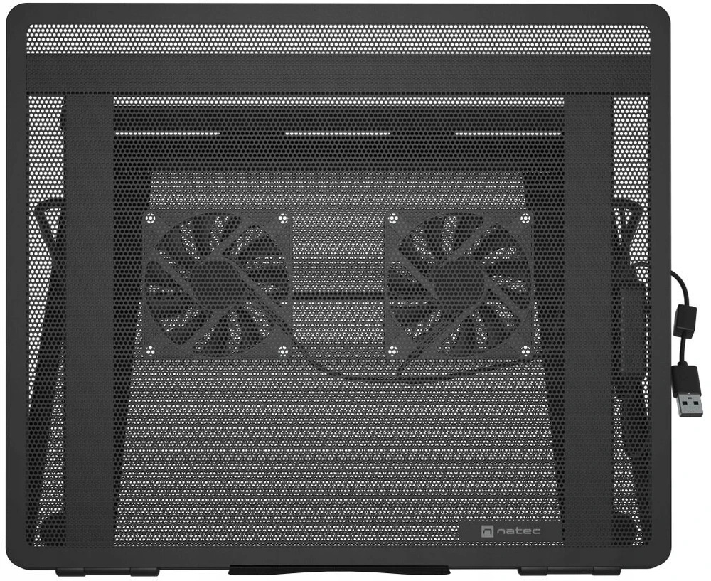 Natec | Nešiojamas kompiuteris Cooler Pad, 2 Fans | Tern 2 Plus | Juodas