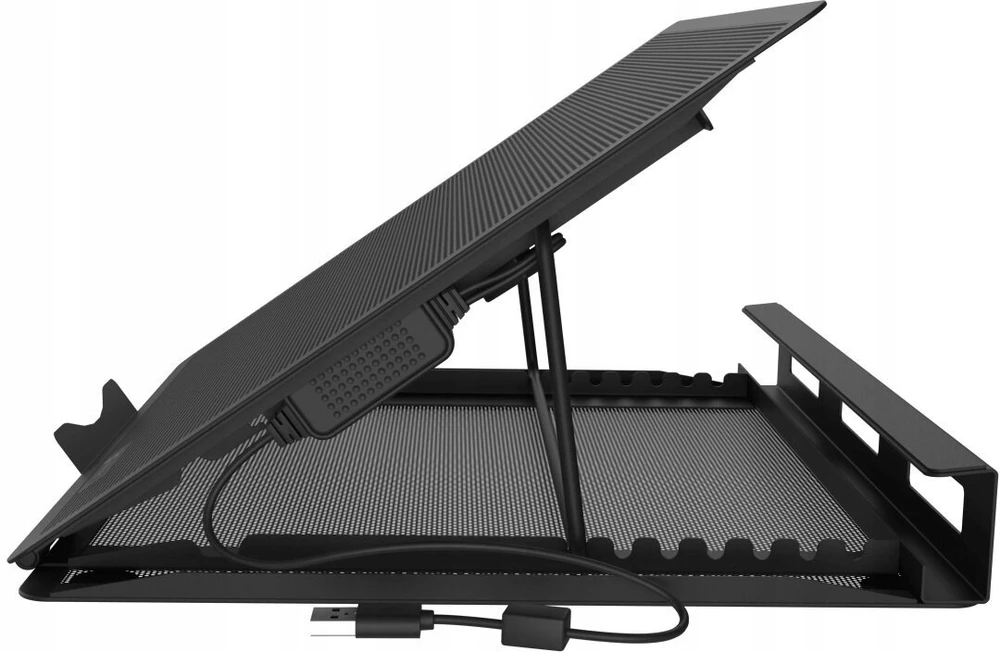 Natec | Nešiojamas kompiuteris Cooler Pad, 2 Fans | Tern 2 Plus | Juodas