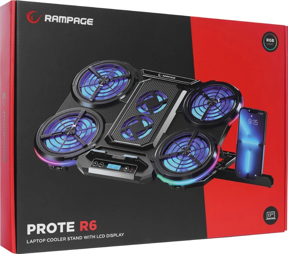RAMPAGE Nešiojamojo kompiuterio aušinimo stovas