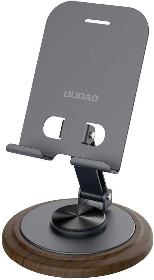 Dudao F17M 360° metalinis telefono stovas – pilkos spalvos