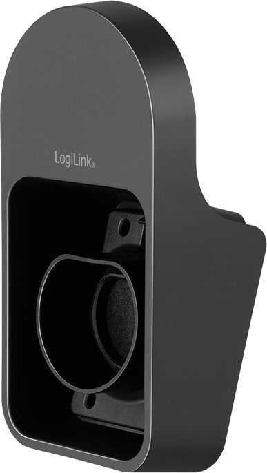 Podstawka LogiLink Logilink Wandhalterung m.Kabelablage f. Auto-Ladekabel,schw.