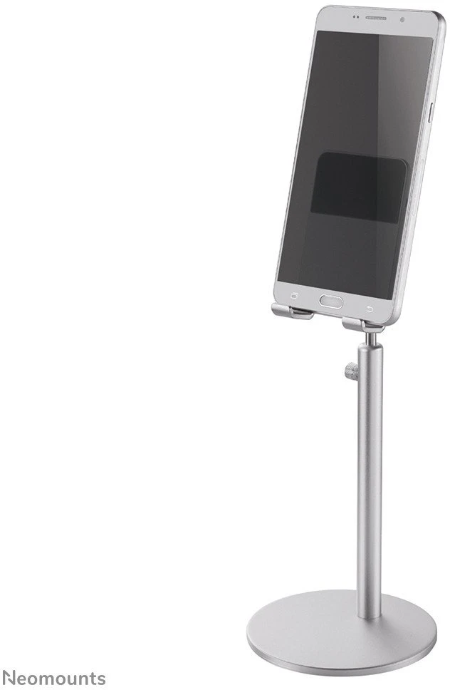 „Neomounts NEWSTAR“ telefono stalinis stovas (tinka telefonams iki 10 colių), Sidabrinis